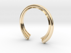 R Ring (slim) in 14K Yellow Gold: 6 / 51.5