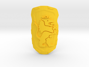 Beast Master's Shield in Yellow Processed Versatile Plastic