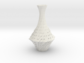 Vase 2340 in White Natural Versatile Plastic