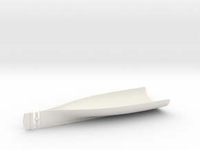 1/350 CSS Virginia Hull Rear in White Natural Versatile Plastic