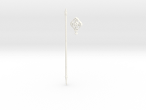 King Miro Staff in White Processed Versatile Plastic