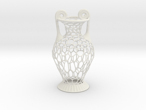 Amphora in White Natural Versatile Plastic