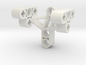 SID_B08 Toa Mata Body Frame Bionicle in White Natural Versatile Plastic