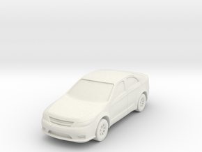 Car at 1"=10' Scale in White Natural Versatile Plastic