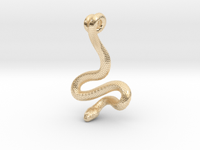 Snake Pendant_P02 in 14K Yellow Gold