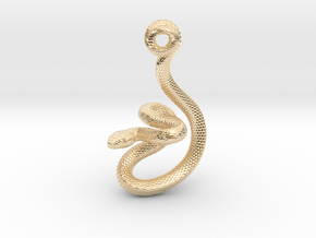 Snake Pendant_P03 in 14K Yellow Gold
