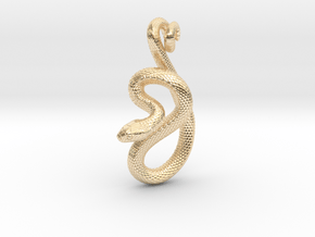 Snake Pendant_P05 in 14K Yellow Gold