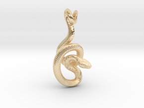 Snake Pendant_P06 in 14K Yellow Gold