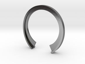 T Ring (slim) in Polished Silver: 6 / 51.5