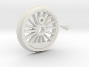 Marklin BR55 Drive Wheel - Insulated - PN 5713 in White Natural Versatile Plastic: 1:32