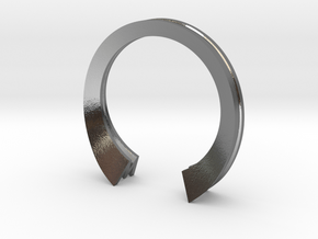 W Ring (slim) in Polished Silver: 6 / 51.5