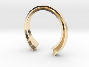 Z Ring (slim) in 14K Yellow Gold: 6 / 51.5
