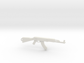 AK Pendant in White Natural Versatile Plastic