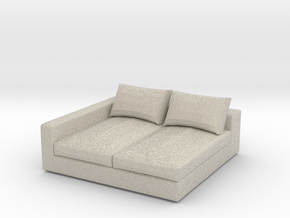 1:24 Sofa in Natural Sandstone: 1:24