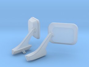 1/25 GMH Holden HQ Door Mirrors stock in Smooth Fine Detail Plastic
