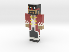 Captainsparklez | Minecraft toy in Glossy Full Color Sandstone