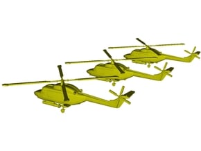 1/220 scale Westland Lynx Mk 95 weapons armed x 3 in Tan Fine Detail Plastic