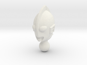 Ultraman Time Traveler Head in White Natural Versatile Plastic