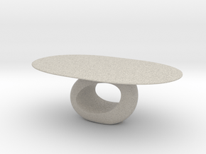 Modern Miniature 1:12 Table in Natural Sandstone: 1:12
