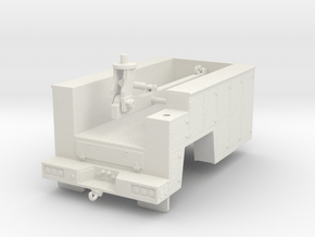 1/64th Maintainer Mechanics service truck body  in White Natural Versatile Plastic