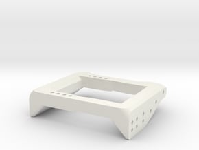 V1W: Dual Servo Mount 78mm in White Natural Versatile Plastic