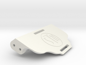V1W: Small Battery Tray 78mm in White Natural Versatile Plastic