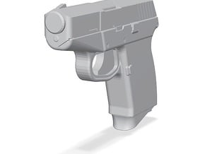 1:6 Miniature Kel Tec P11 Pistol in Tan Fine Detail Plastic