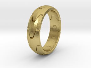 Iron Armor Ring in Natural Brass: 5 / 49