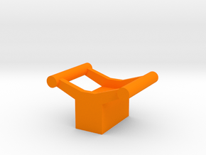 Small Rollercoaster Paperweight (B&M) in Orange Processed Versatile Plastic