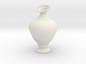 Vase 1541 in White Natural Versatile Plastic