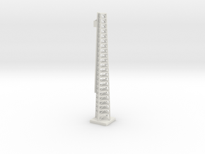 1/400 Scale Launch Complex Umbilical Tower in White Natural Versatile Plastic