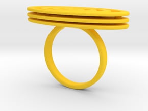 The Joe Ring in Yellow Processed Versatile Plastic