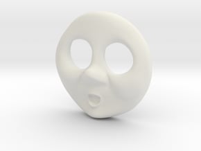 HO Bill & Ben Face #4 - Surprised in White Natural Versatile Plastic