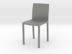Modern Miniature 1:12 Chair in Gray PA12: 1:12