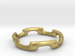 Contrary Combine Ring in Natural Brass: 5 / 49