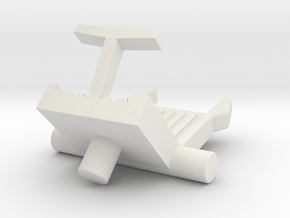 PaleoRider Chair, 5mm/Dino Strike compatible in White Natural Versatile Plastic: Small