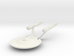 Loknar Class Destroyer in White Natural Versatile Plastic