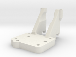SCX10 Trans Adapter for Vaterra Twin Hammers. in White Natural Versatile Plastic