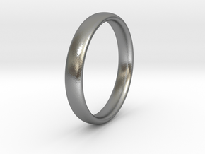 Simple Ring _ A in Natural Silver: 5 / 49