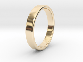 Simple Ring _ B in 14K Yellow Gold: 5 / 49