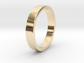 Simple Ring _ C in 14K Yellow Gold: 5 / 49