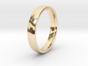 Simple Ring _ D in 14K Yellow Gold: 5 / 49