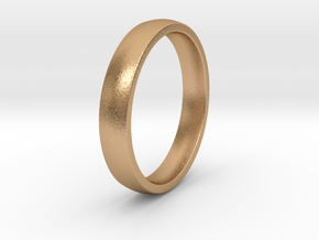 Simple Ring _ D in Natural Bronze: 5 / 49