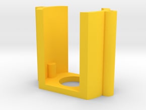 130 dc motor mount in Yellow Processed Versatile Plastic