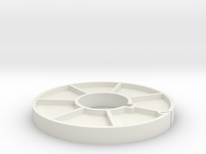 3in Core for Super8 in White Natural Versatile Plastic