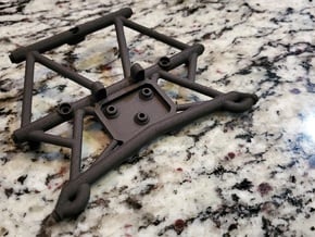 High Clearance Rear Brace for Axial Capra in Black Natural Versatile Plastic