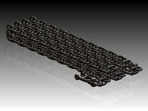 Cross link Anchor chain with Anchor shackles in Smooth Fine Detail Plastic