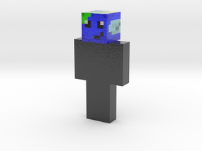 aual | Minecraft toy in Glossy Full Color Sandstone