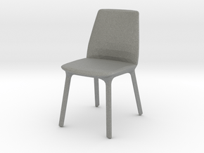 Modern Miniature 1:12 Chair in Gray PA12: 1:12