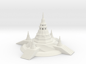 A Pagoda. in White Natural Versatile Plastic